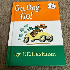 Vintage 60s Dr. Seuss Go, Dog Go! Book Kids Children Toddler Baby Book Learning